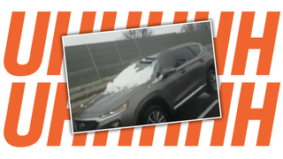This Person Driving While Half-Assedly Cleaning Snow Off Their Windshield Is Just the Worst Kind of Idiot